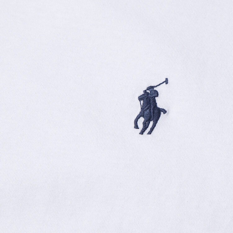 Лонгслив Polo Ralph Lauren Jersey, белый — фото 4