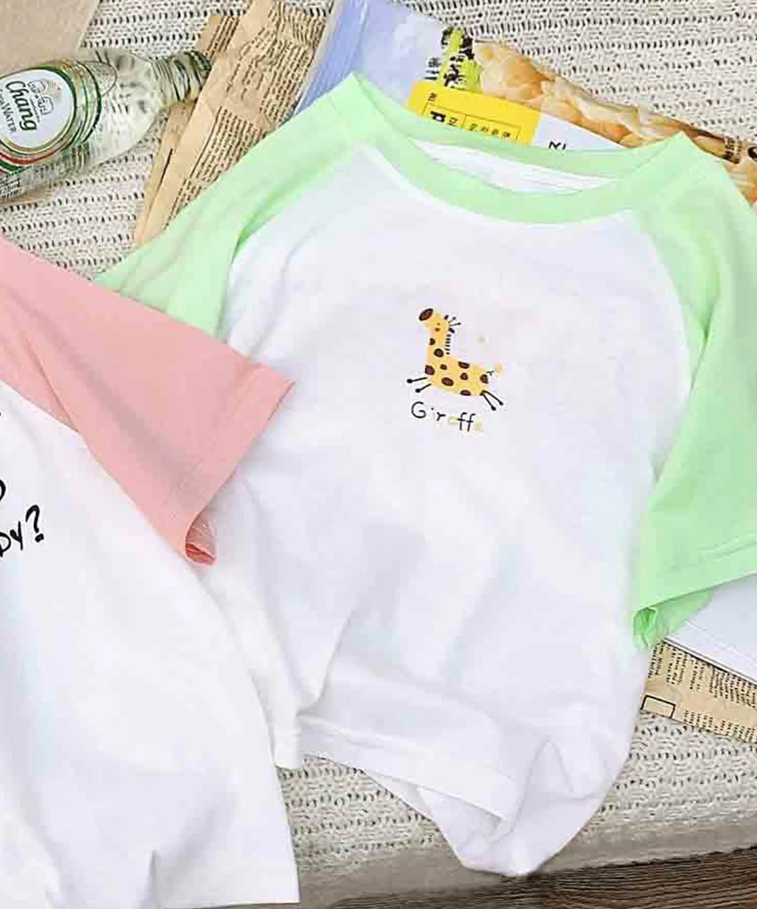 Повседневная футболка с принтом Aimoha Kids, Green Other 1
