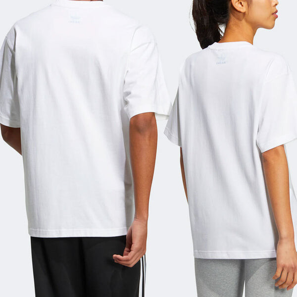 Футболка adidas originals SS22 Y2K Tee 1 Alphabet Logo Casual Sports Short Sleeve Unisex White, мультиколор — фото 4