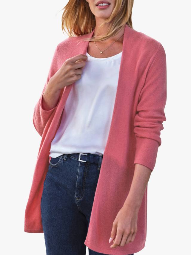 

Кардиган из чистого кашемира gassato swing Pure Collection, цвет Tea Rose
