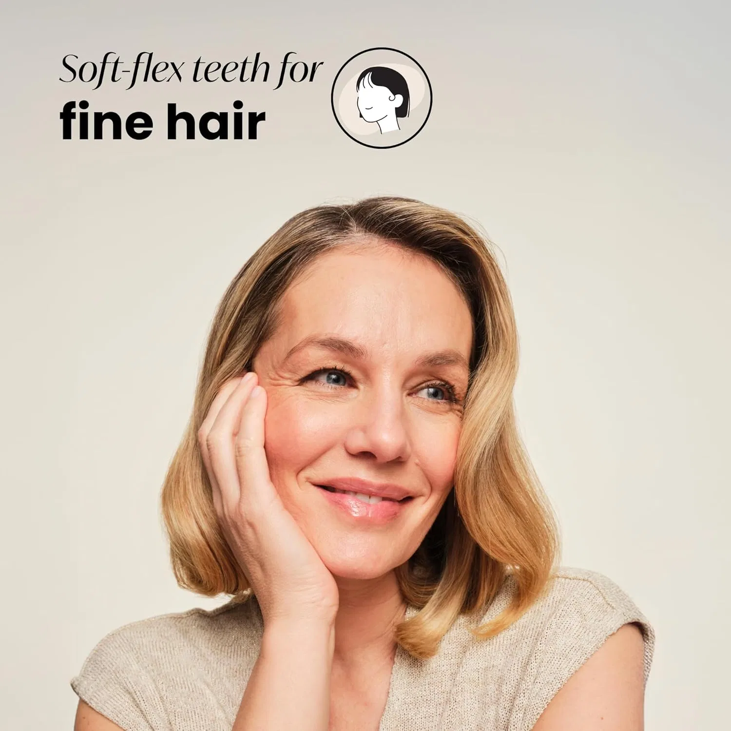 Расческа для тонких и ломких волос «Pink Dawn Fine Fragile Detangling» от Tangle Teezer Tangle Teezer, Pink Dawn — фото 3