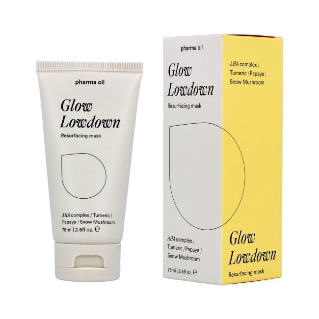 

Маска для лица Glow Lowdown с AHA-кислотами Pharma Oil, 75 мл