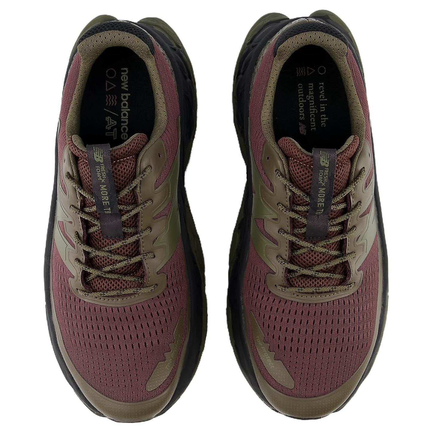 New Balance Fresh Foam X More Trail Темный Камуфляж Лакричный — фото 3