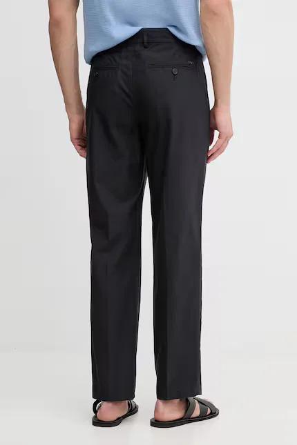 Брюки чинос из хлопка tapered Emporio Armani, синий — фото 3