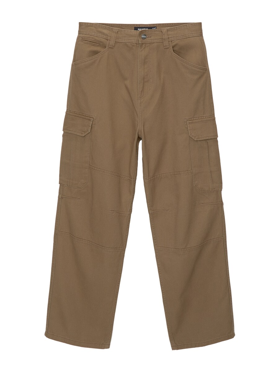 

Широкие брюки-карго Pull&Bear, цвет Caramel