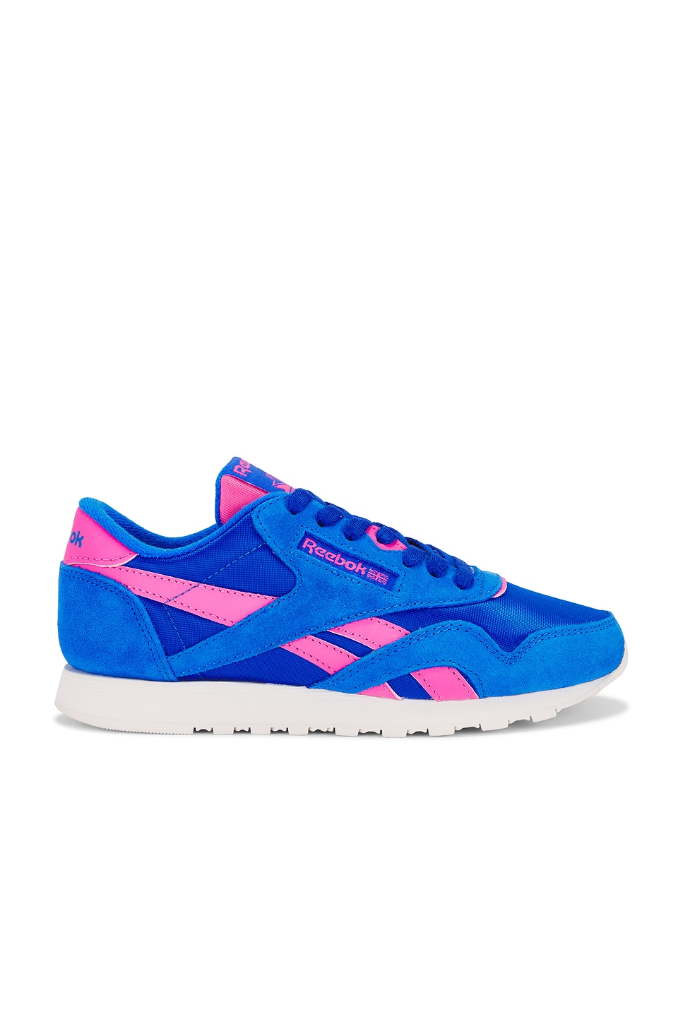 Классические нейлоновые кроссовки Reebok, optimum blue, true pink & chalk