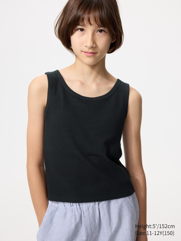 

Рифленый бра-топ Uniqlo, 09 black