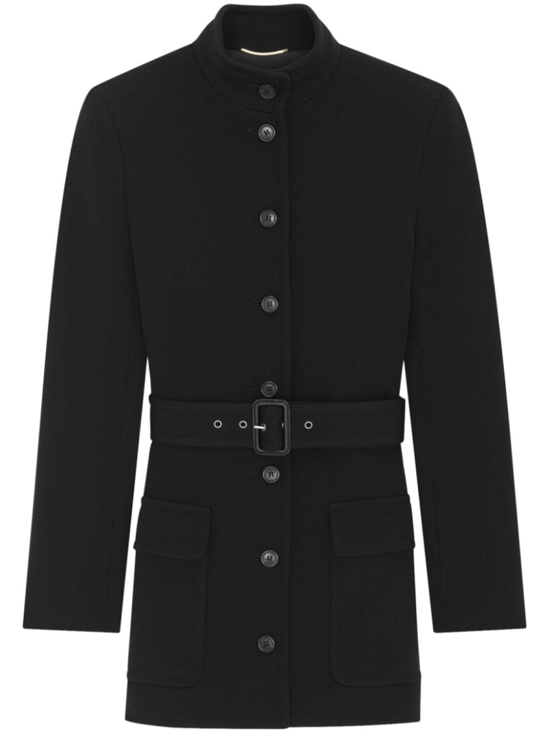 

Saint Laurent блейзер с поясом, черный