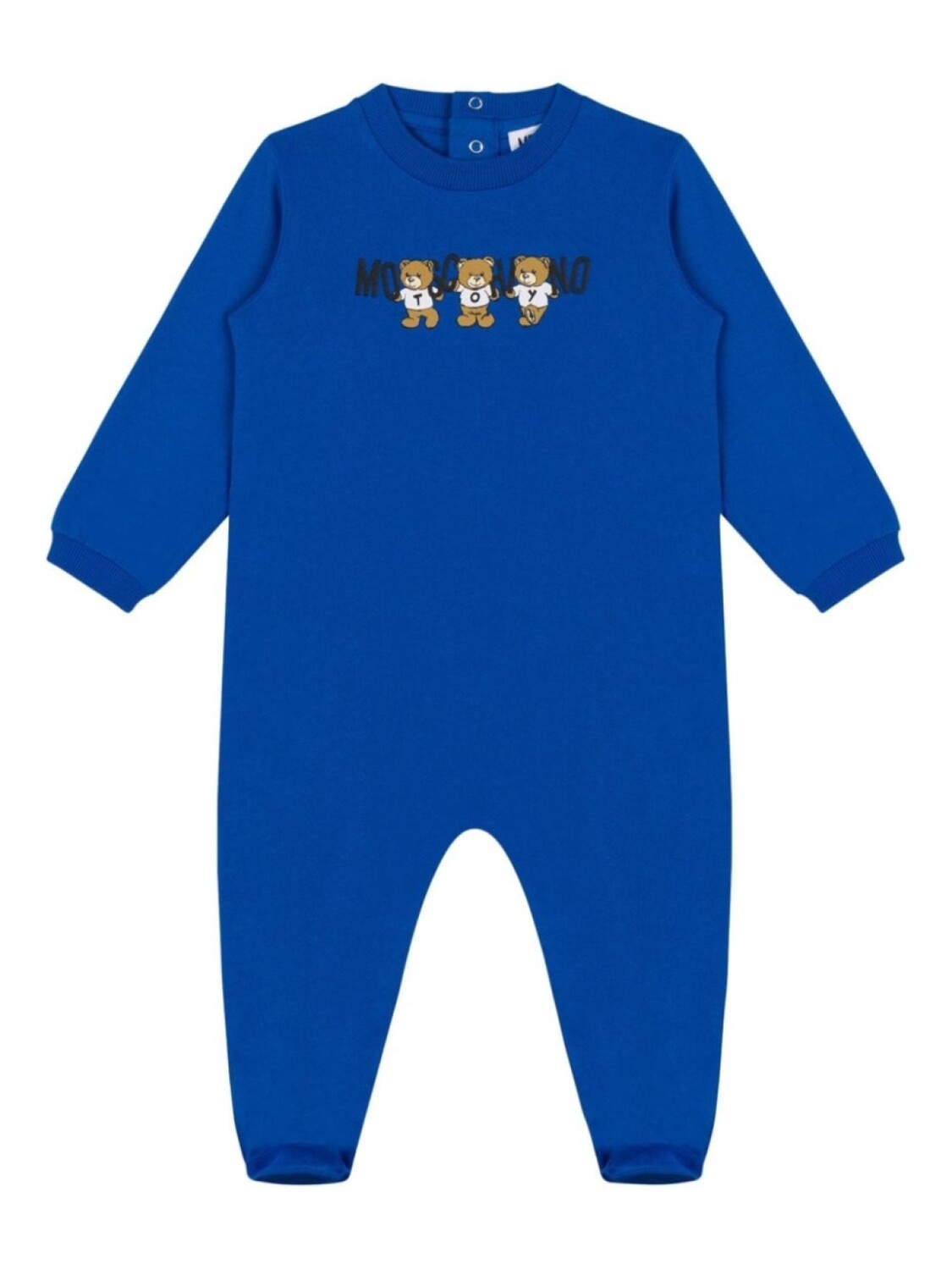 

Moschino Kids комбинезон с принтом плюшевого мишки, синий