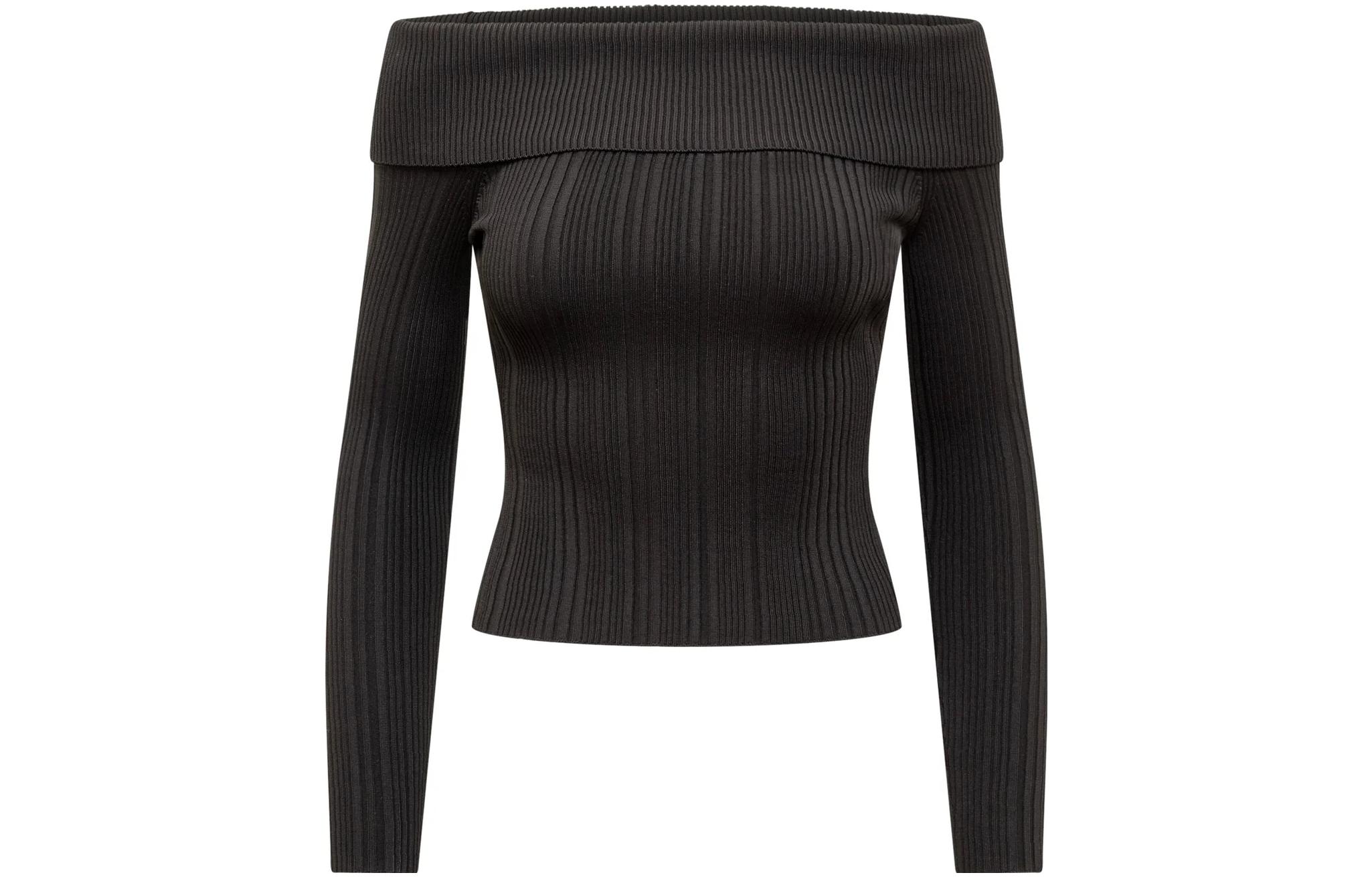 

Селфи Ажурная блузка с открытыми плечами Self-portrait, черный