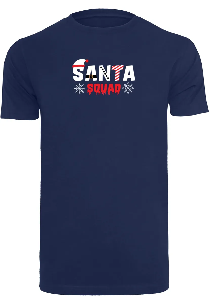 

Футболка Merchcode "Мужская футболка Merchcode Santa Squad с круглым вырезом", синий