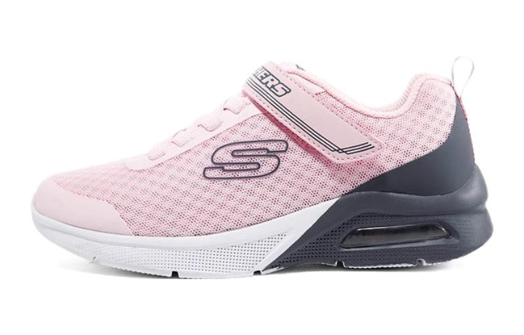 

Скечерс Детские кроссовки для бега с амортизацией низкие розовые черные подростковые