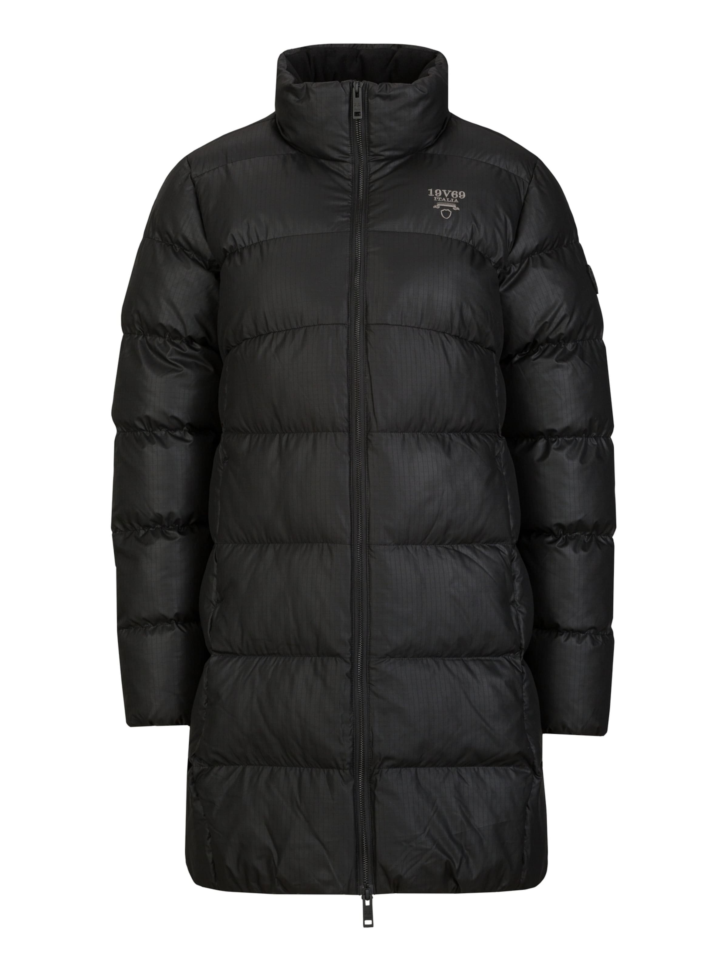 

19V69 ITALIA Зимнее пальто 'Gianna' в черном цвете