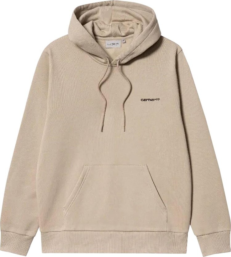 

Толстовка Carhartt WIP Hooded Script Embroidery 'Beige', загар