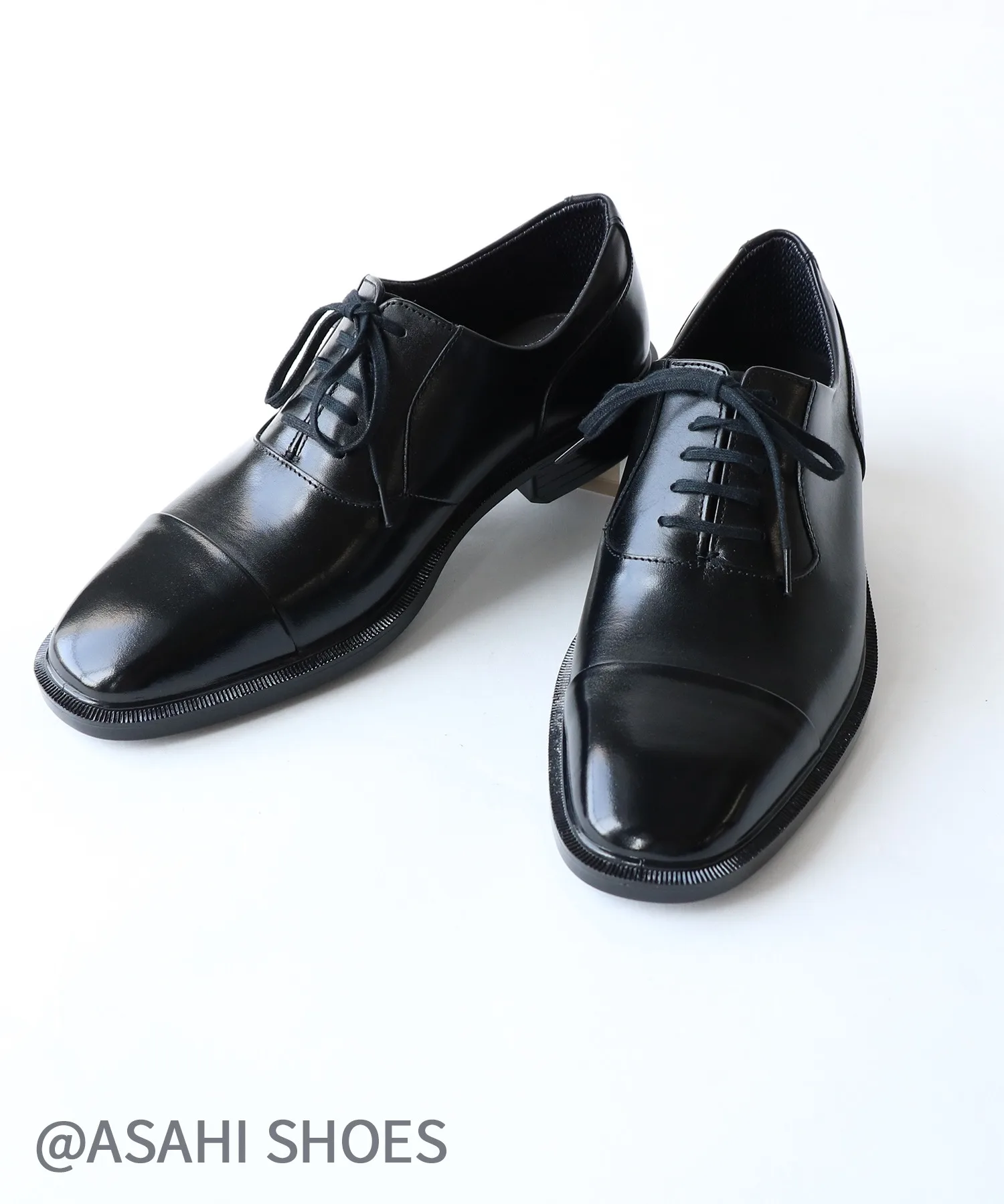 Мужские водонепроницаемые кожаные туфли ASAHI SHOES 通勤快足 (TK3309) коричневые — фото 3