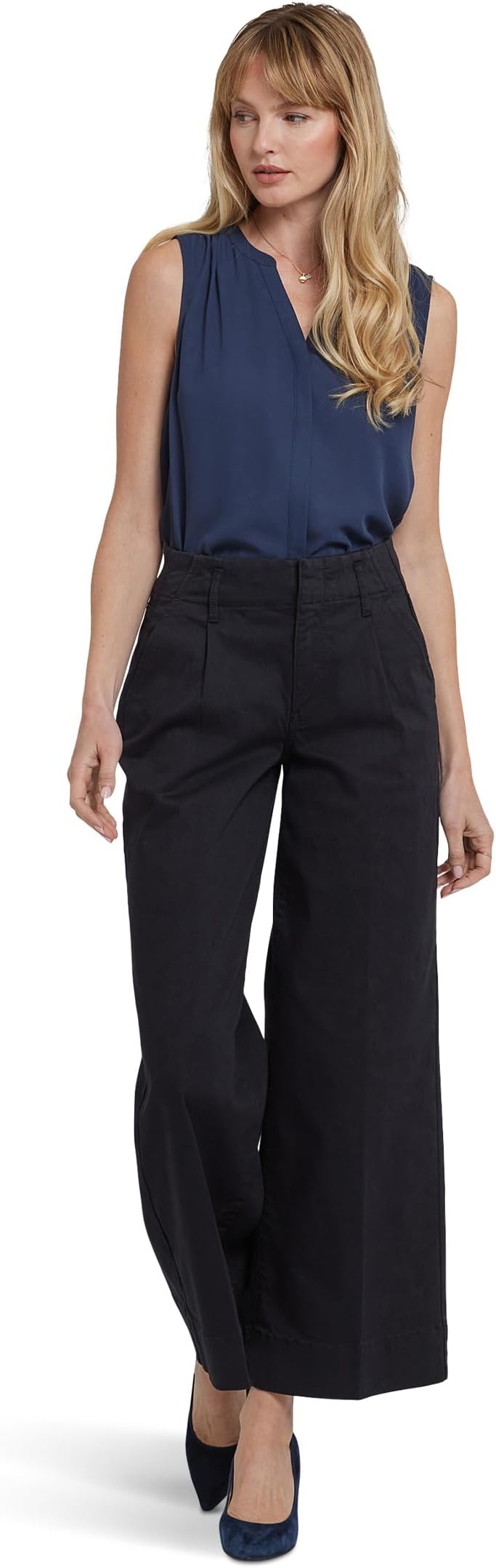 

Джинсы NYDJ Mona Wide Leg Trouser Jeans, черный