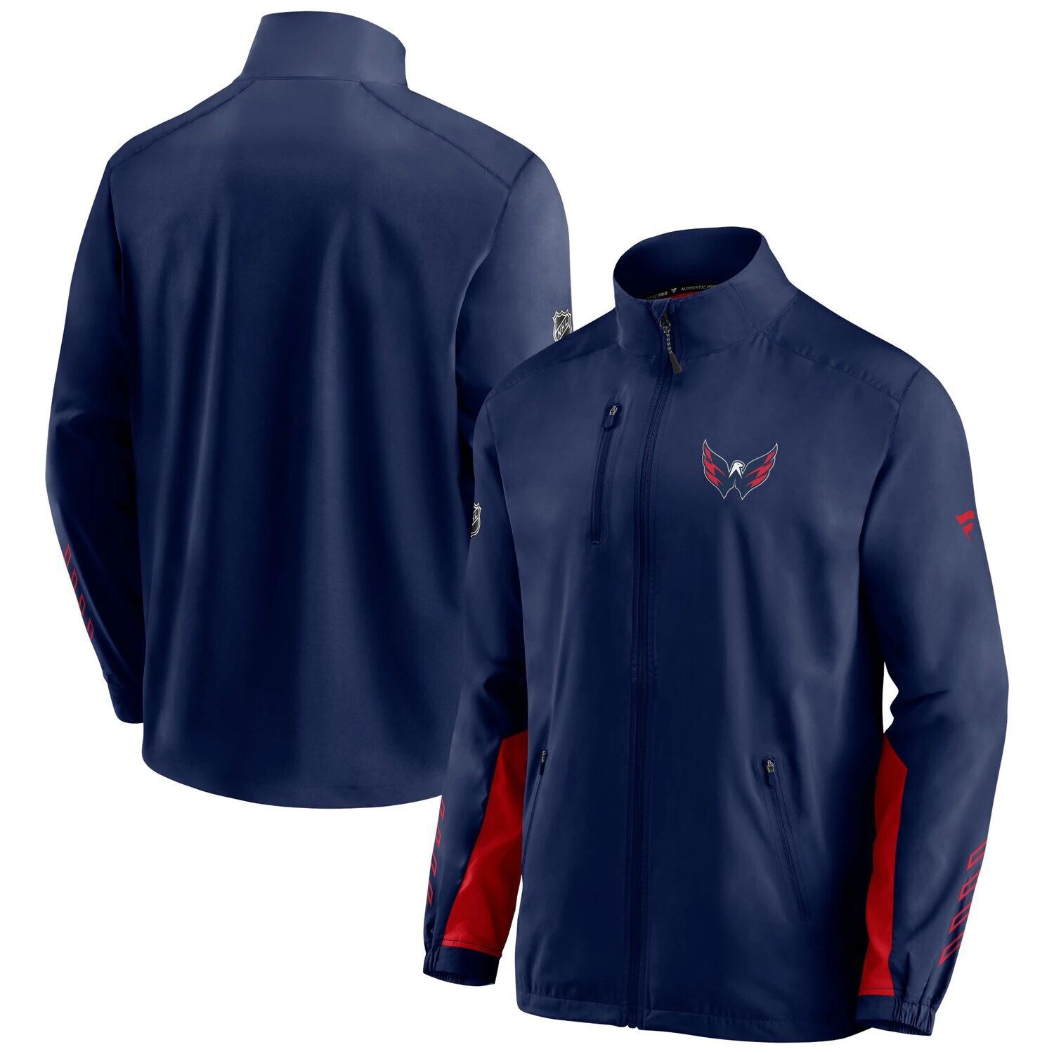 

Мужская фирменная темно-синяя куртка Washington Capitals Authentic Pro Locker Room с молнией во всю длину на катке Fanatics, Синий, Мужская фирменная темно-синяя куртка Washington Capitals Authentic Pro Locker Room с молнией во всю длину на катке Fanatics