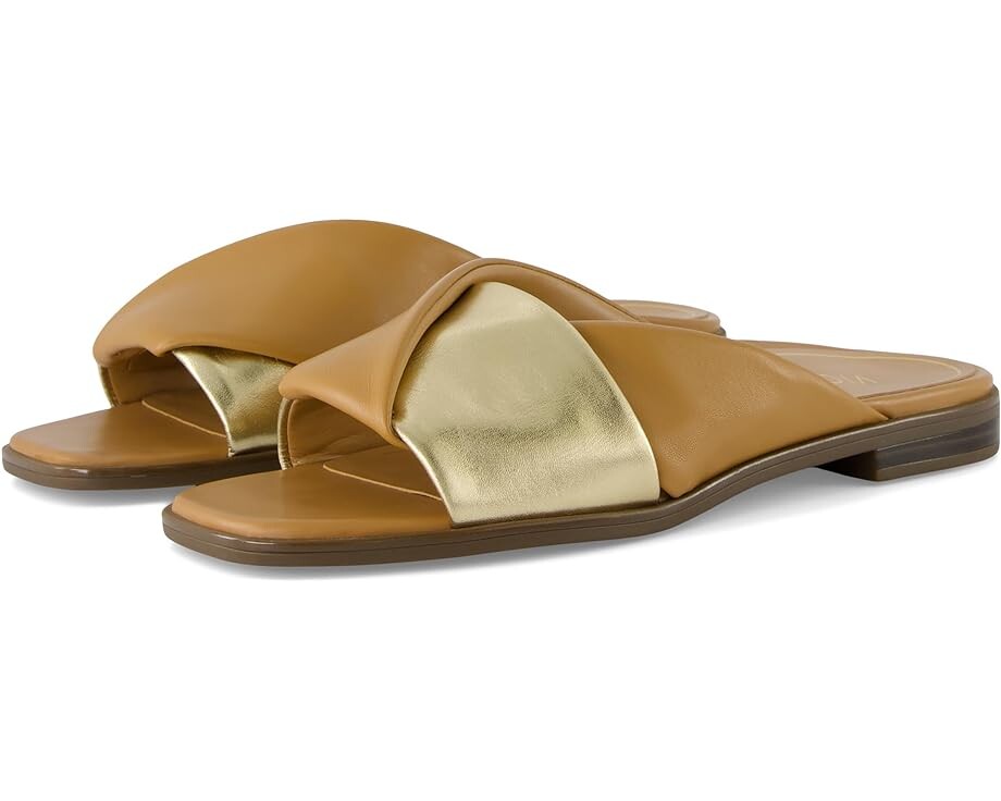 

Сандалии VIONIC Miramar, цвет Camel/Gold Tumbled Leather