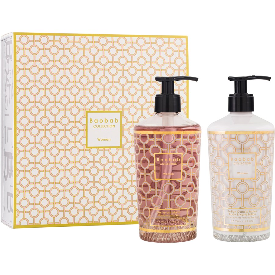 

Лосьон для тела Baobab Body & Hand Lotion Women, Hand Wash Gel 350 ml + Body & Hand Lotion 350 ml / 1 Stk.