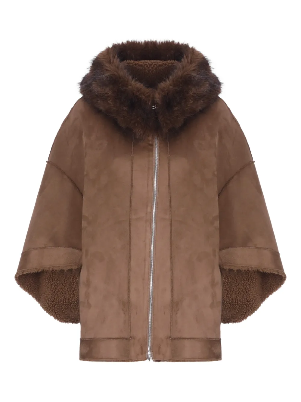 

Двусторонняя куртка из искусственного меха Betta Corradi, коричневый