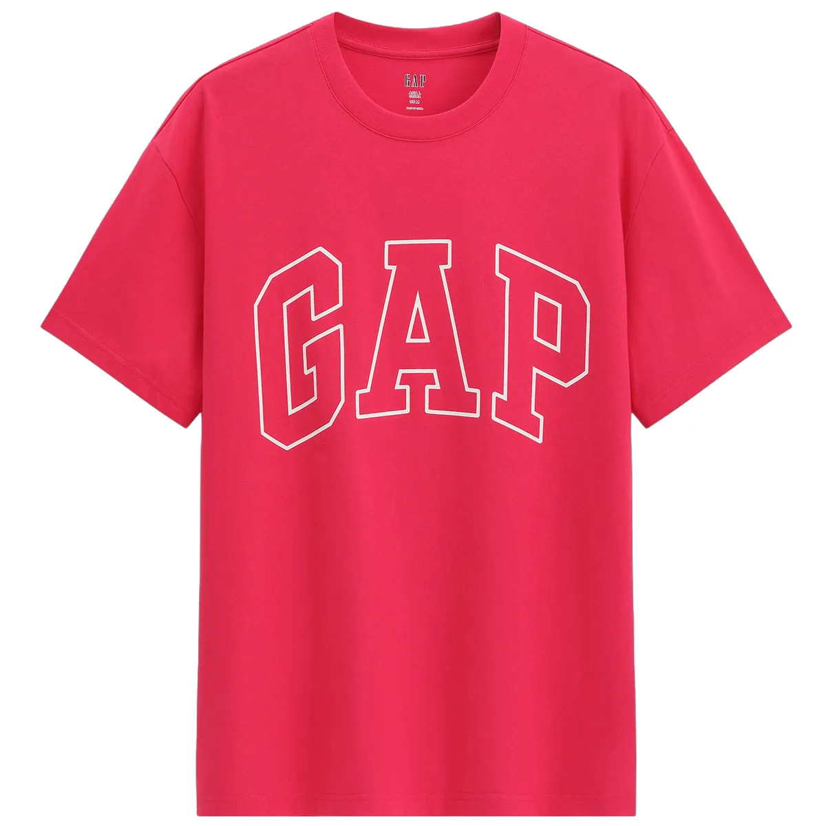 Футболка унисекс с круглым вырезом GAP, Fuchsia