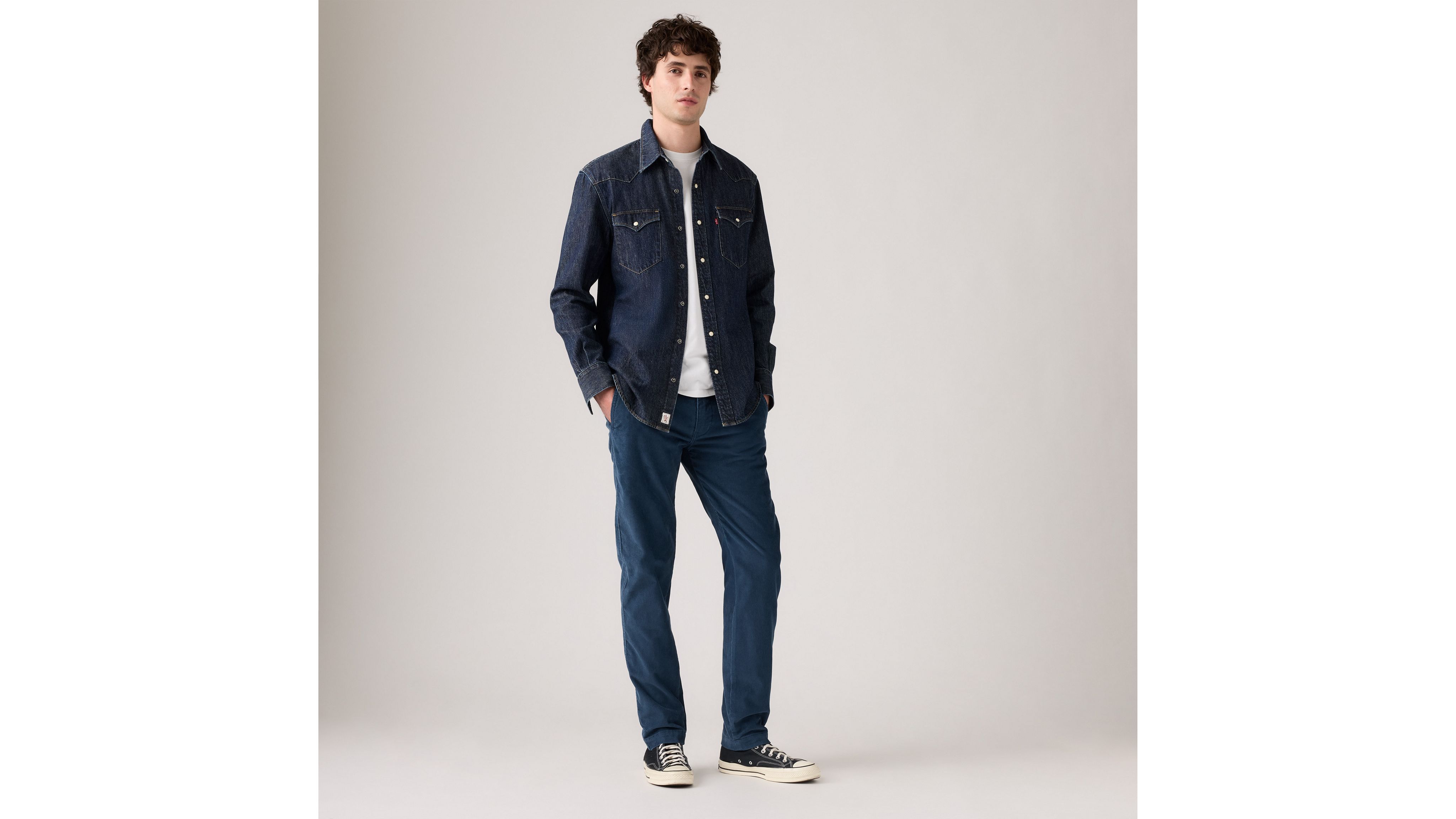 

Мужские вельветовые брюки Xx Chino Standard Taper Fit Levi's, Zodiac Blue - Blue