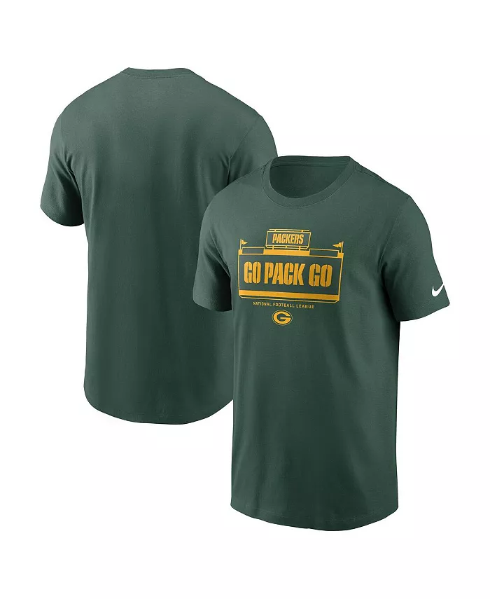 

Мужская футболка Green Bay Packers Primetime Local Essential зеленого цвета Nike