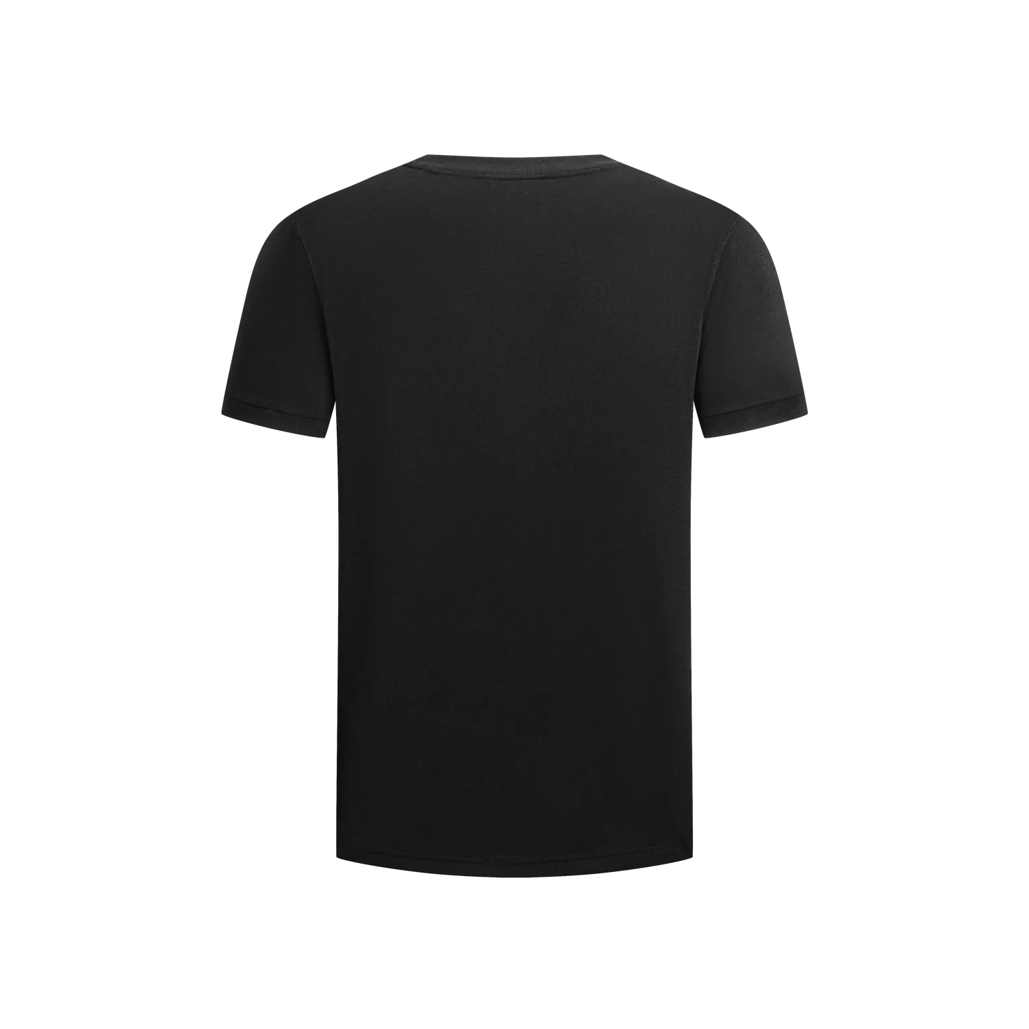 EMPORIO ARMANI Футболка мужская Black Crew Neck тонкая Straight Fit — фото 3