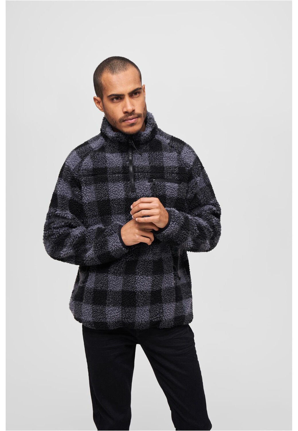 

Толстовка Brandit Zip Kapuzenpullover, черный
