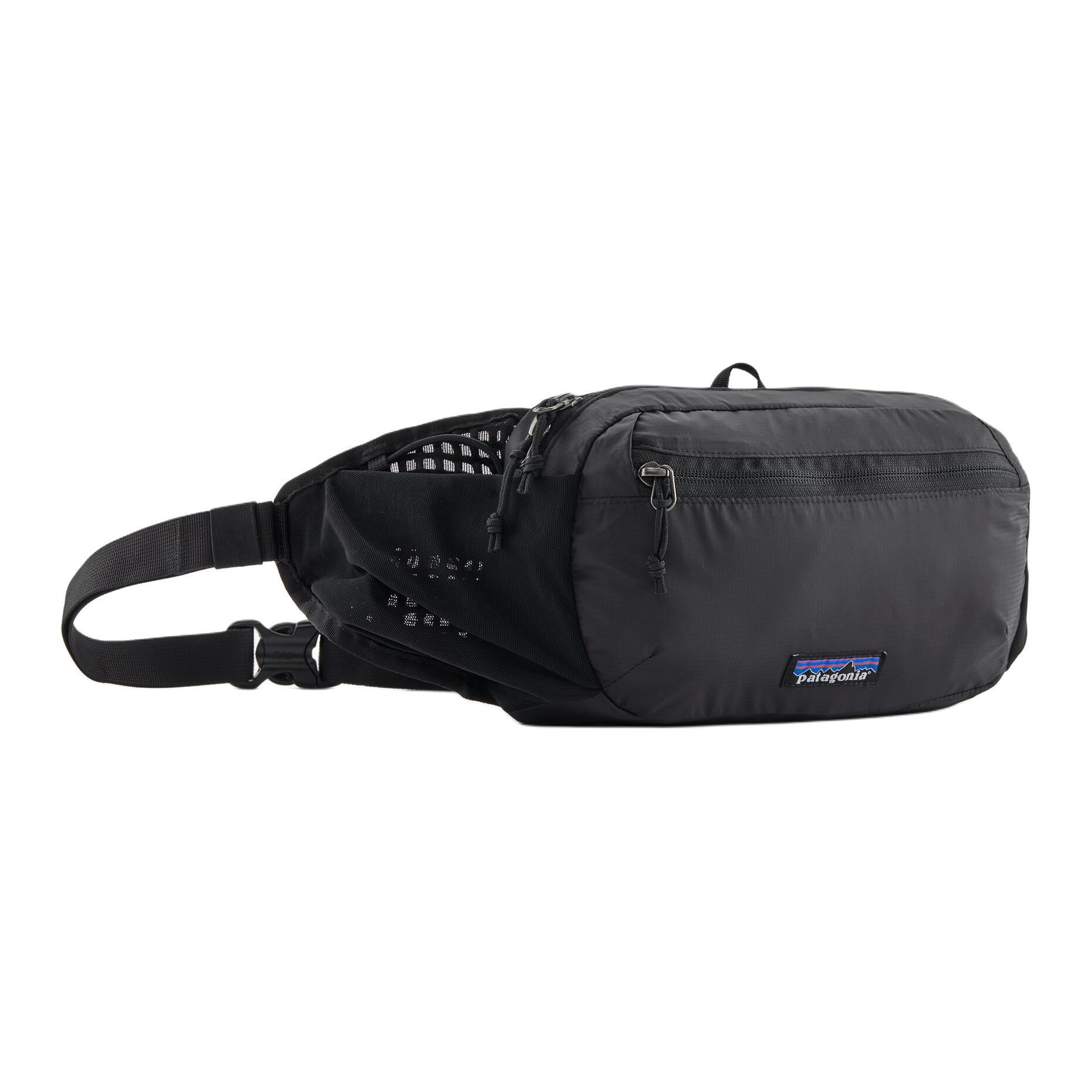 

Patagonia Поясная сумка для активного отдыха из нейлона черная унисекс, Black