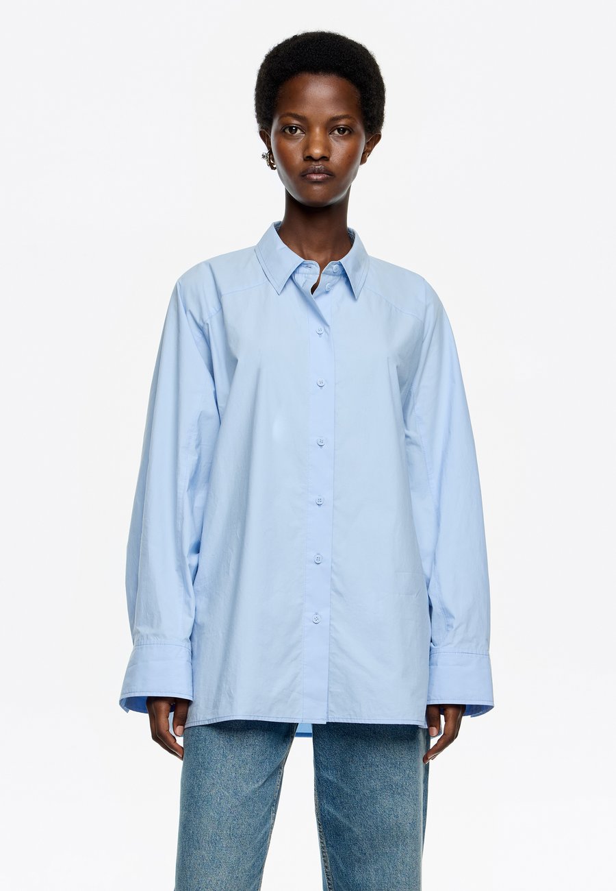 

Блуза Bimba Y Lola Button-down blouse, Azul Claro/Light Blue