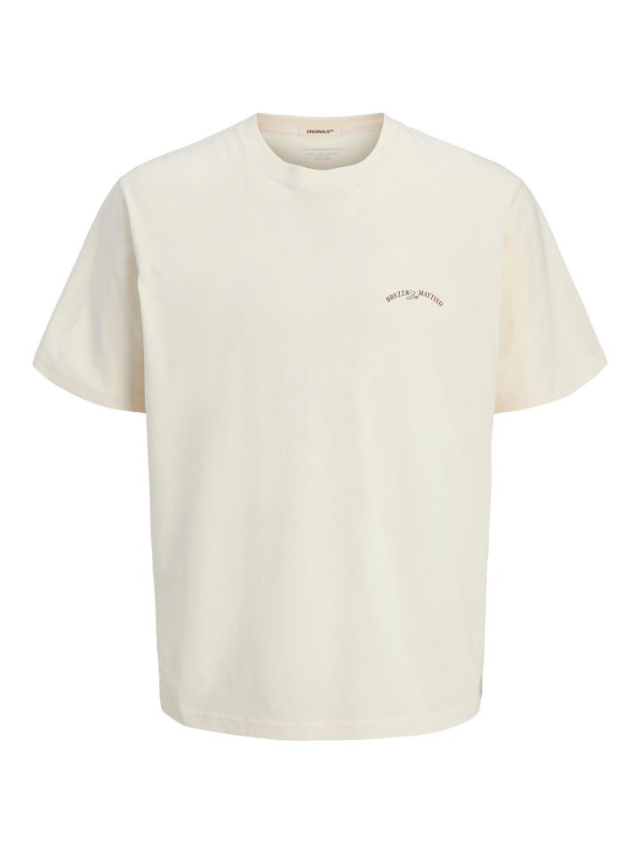 

Футболка JACK & JONES Junior, античный белый