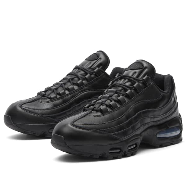 Кроссовки Air Max 95 Big Bubble из кожи Nike, черный — фото 2