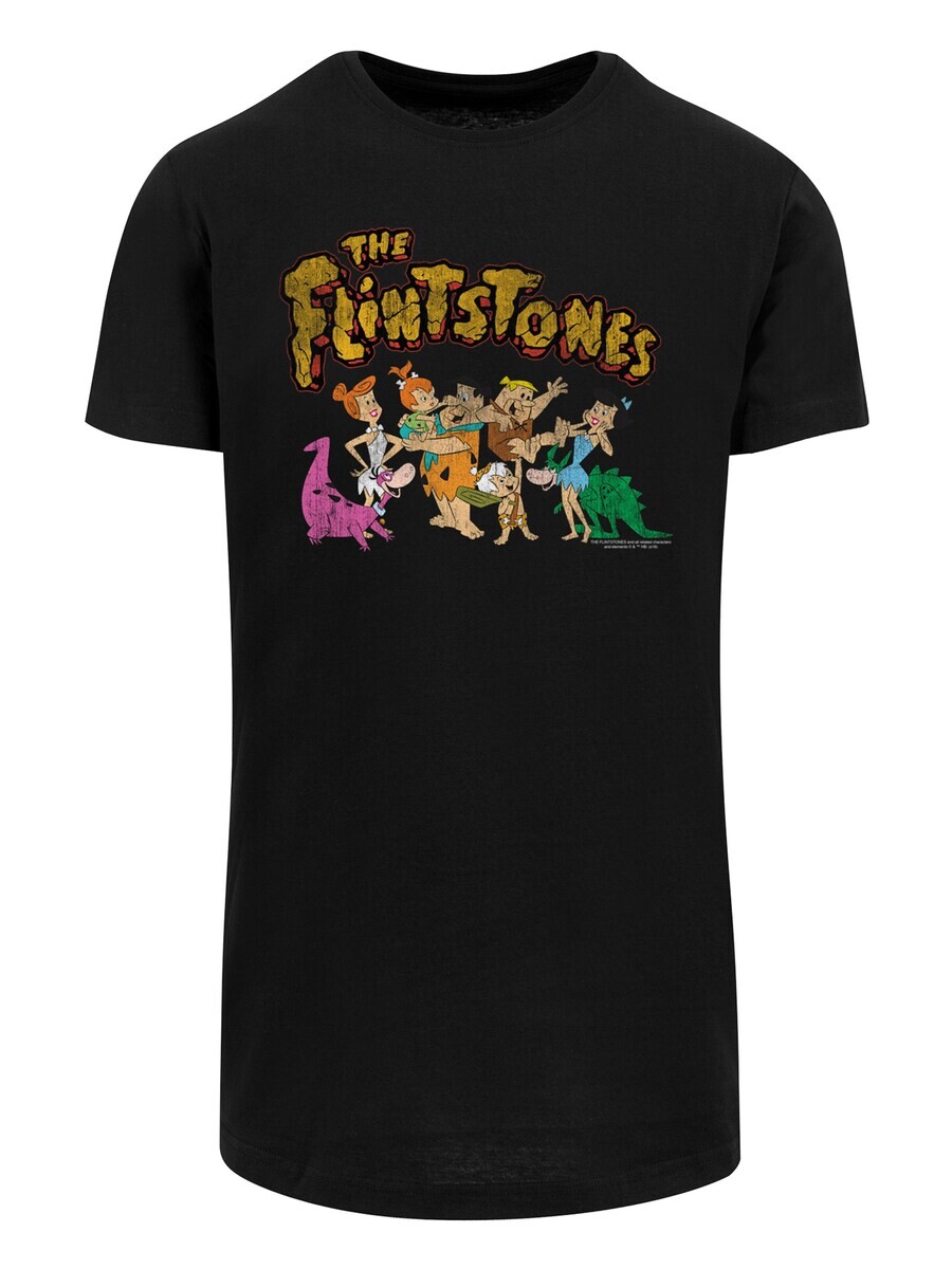 

Классическая футболка F4NT4STIC Shirt Familie Feuerstein The Flintstones Group Distressed, черный