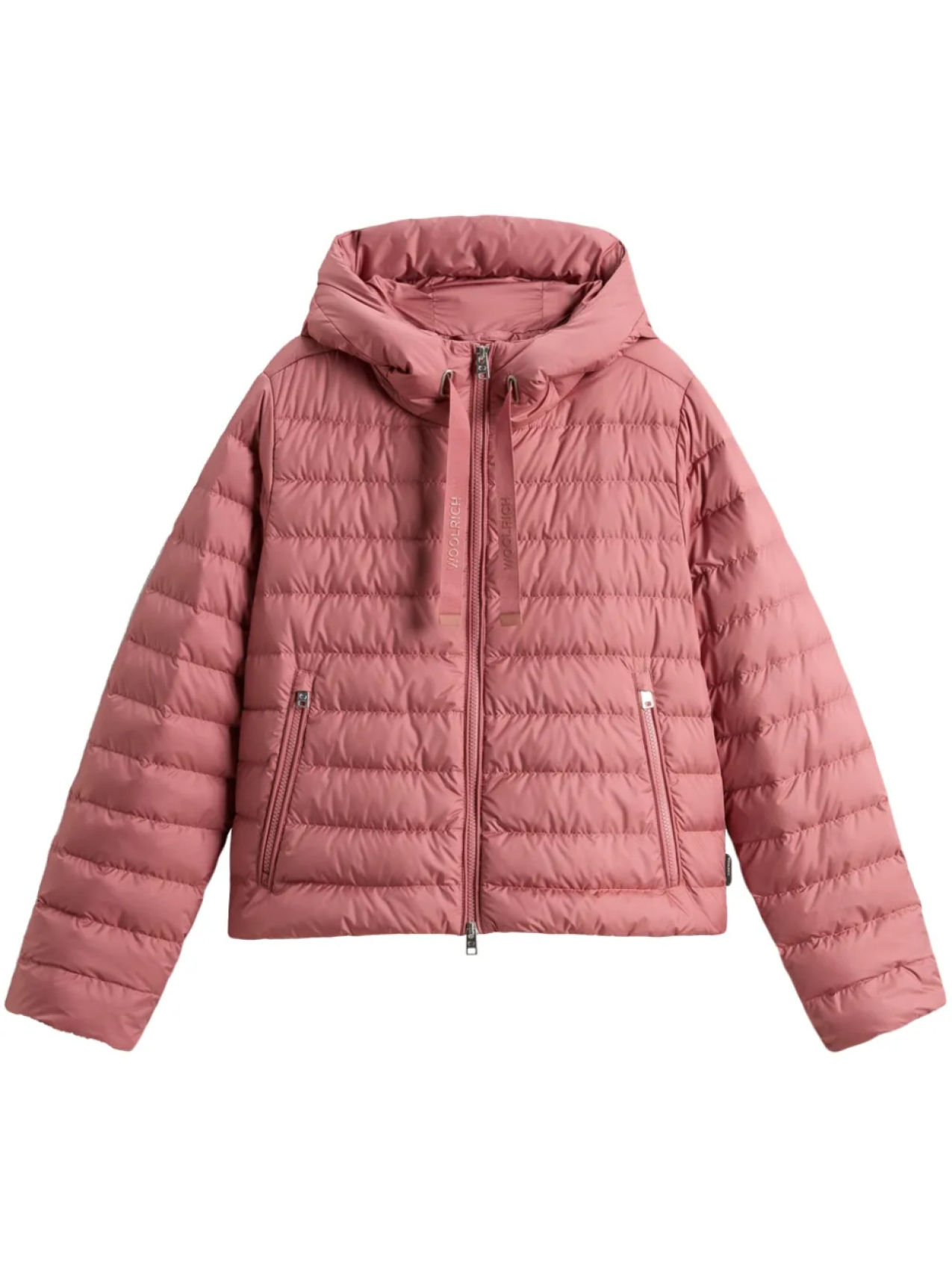 

Пуховик Woolrich, розовый