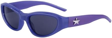 

Солнцезащитные очки 2027 года для женщин в стиле панк, спортивные солнцезащитные очки для мужчин, очки в стиле стимпанк, винтажные очки для женщин MTZJH, C8 Blue Purple