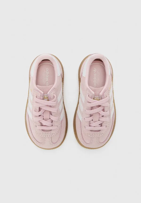 Игровые кроссовки handball spezial cf el i baby shoes Adidas Originals, Clear Pink/White/Gum — фото 4