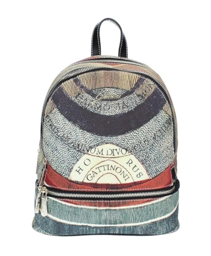 

Стильный черный рюкзак bigpl6439wpqp26 Gattinoni, мультиколор