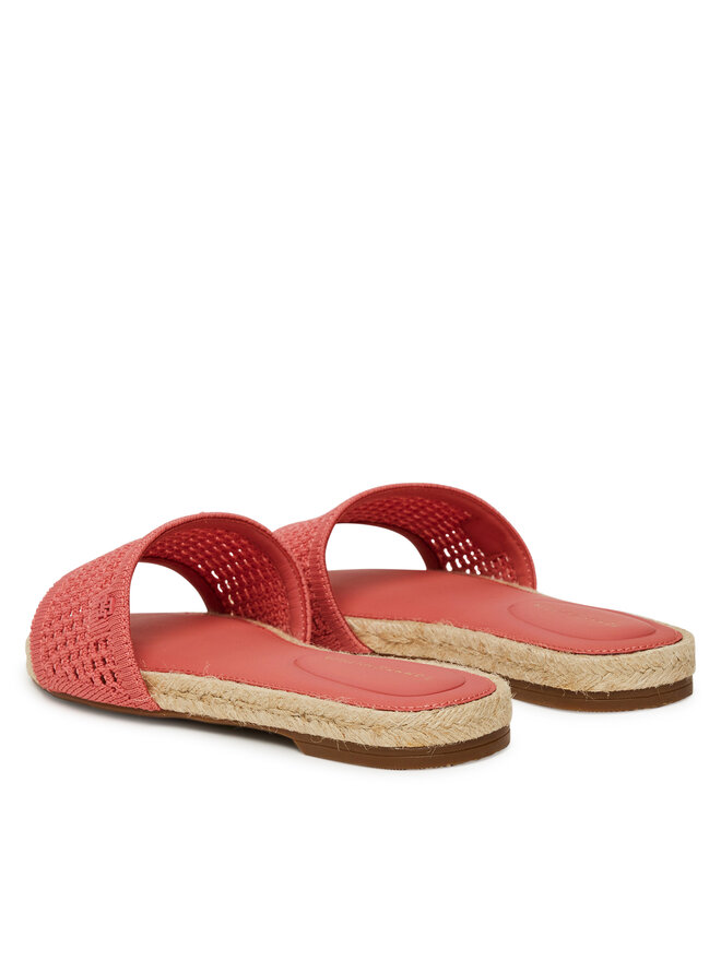 Эспадрильи Knit Mesh Espadrille Flat Sandal FW0FW08744 Tommy Hilfiger, красный — фото 3
