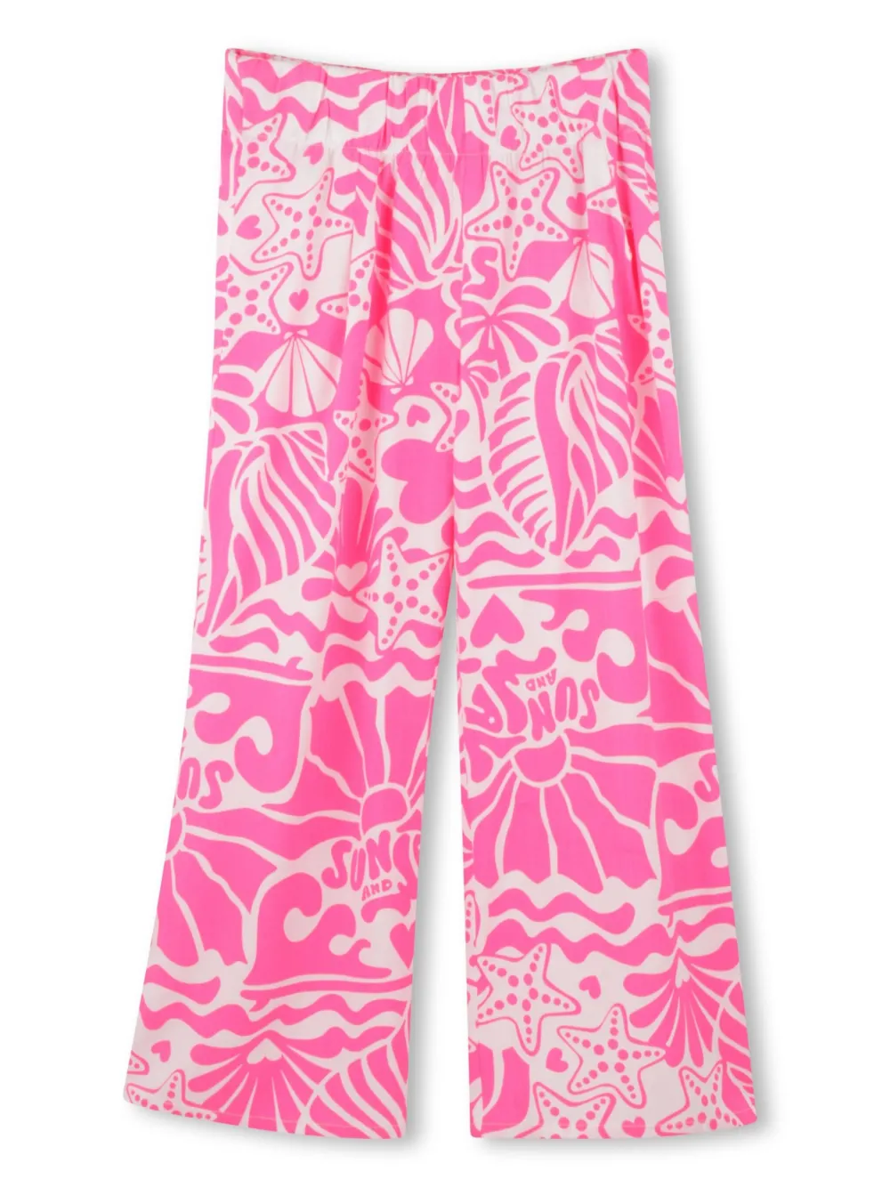 

Брюки с принтом Billieblush, розовый