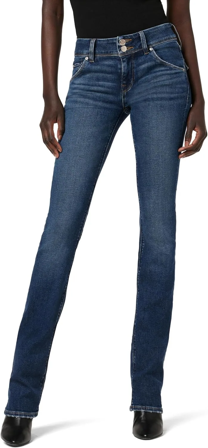 

Женские джинсы HUDSON Beth Baby Bootcut с задними карманами-клапанами