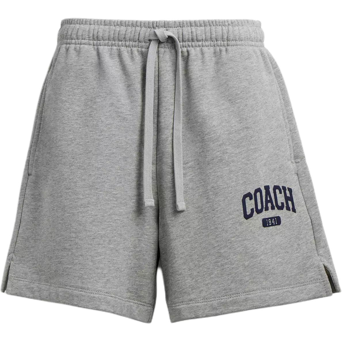 

Женские серые повседневные шорты COACH, серый