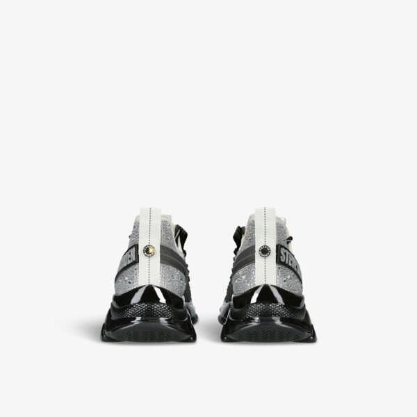 Кроссовки mistica на массивной подошве, украшенные стразами Steve Madden, черный — фото 4