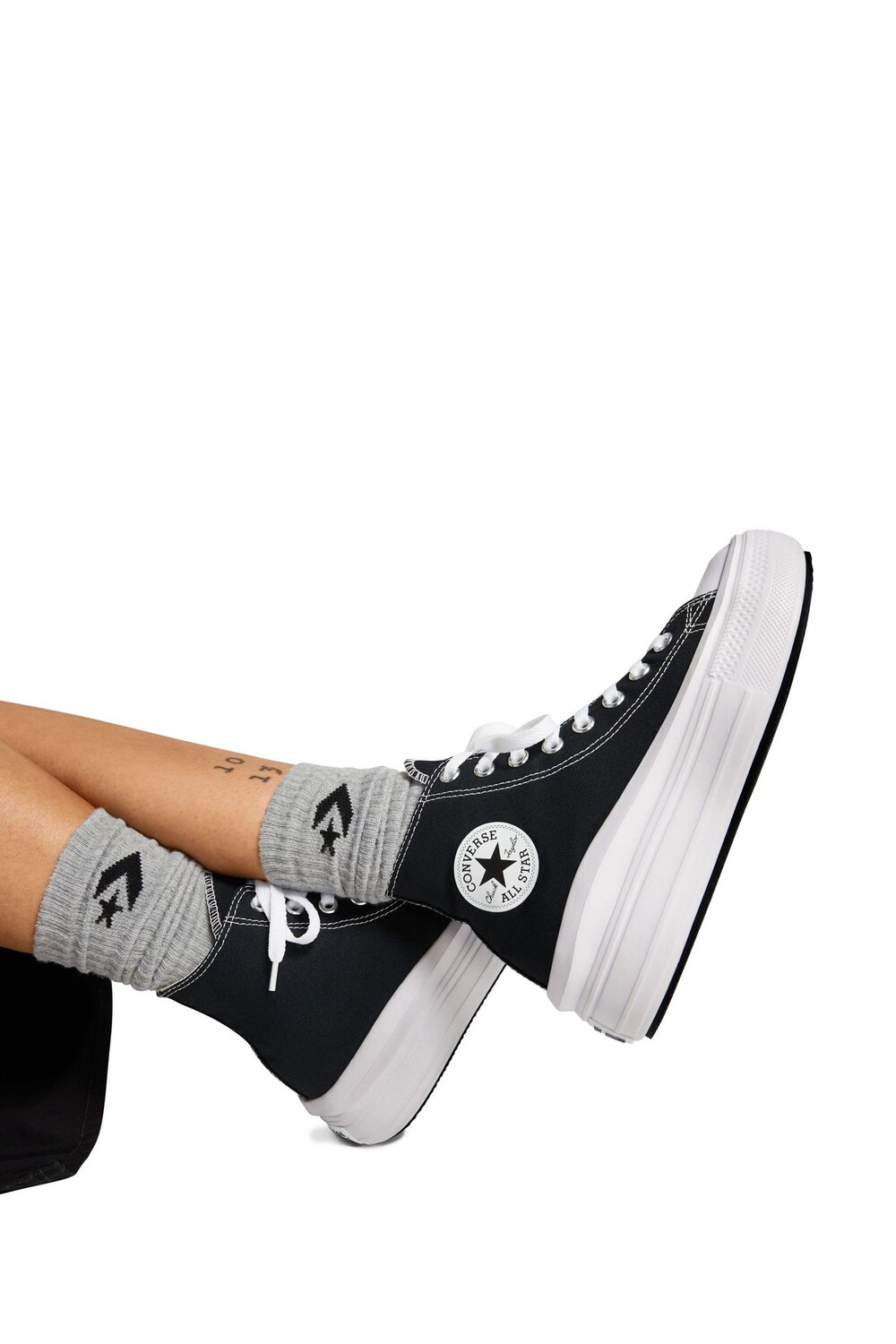 

Кроссовки Move на платформе Converse, черный