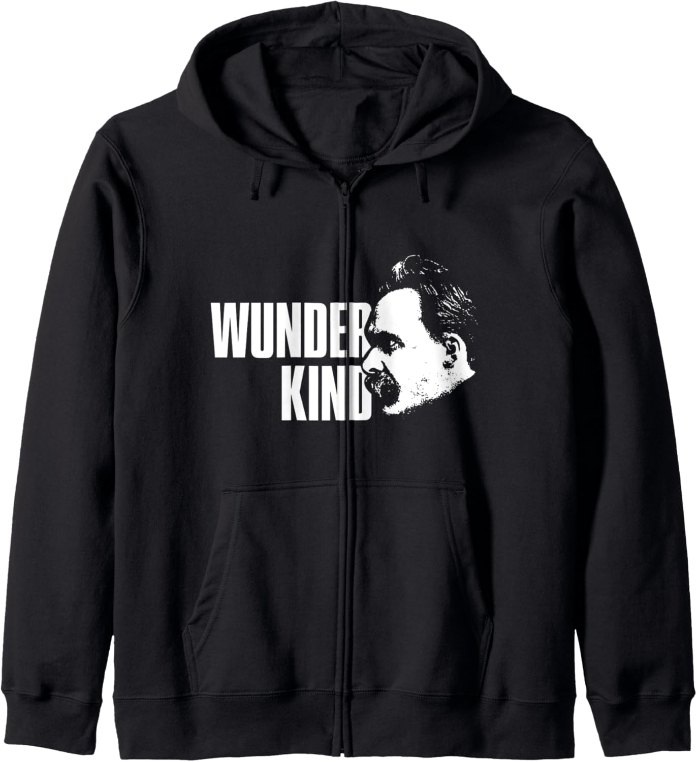 

Фридрих Ницше - философский вундеркинд. Толстовка на молнии, черная, размер S Retro Gifts For Wunderkind Philosophers