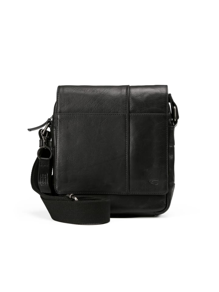 

Сумка через плечо из сосновой кожи, 23 см, черного цвета Camel Active