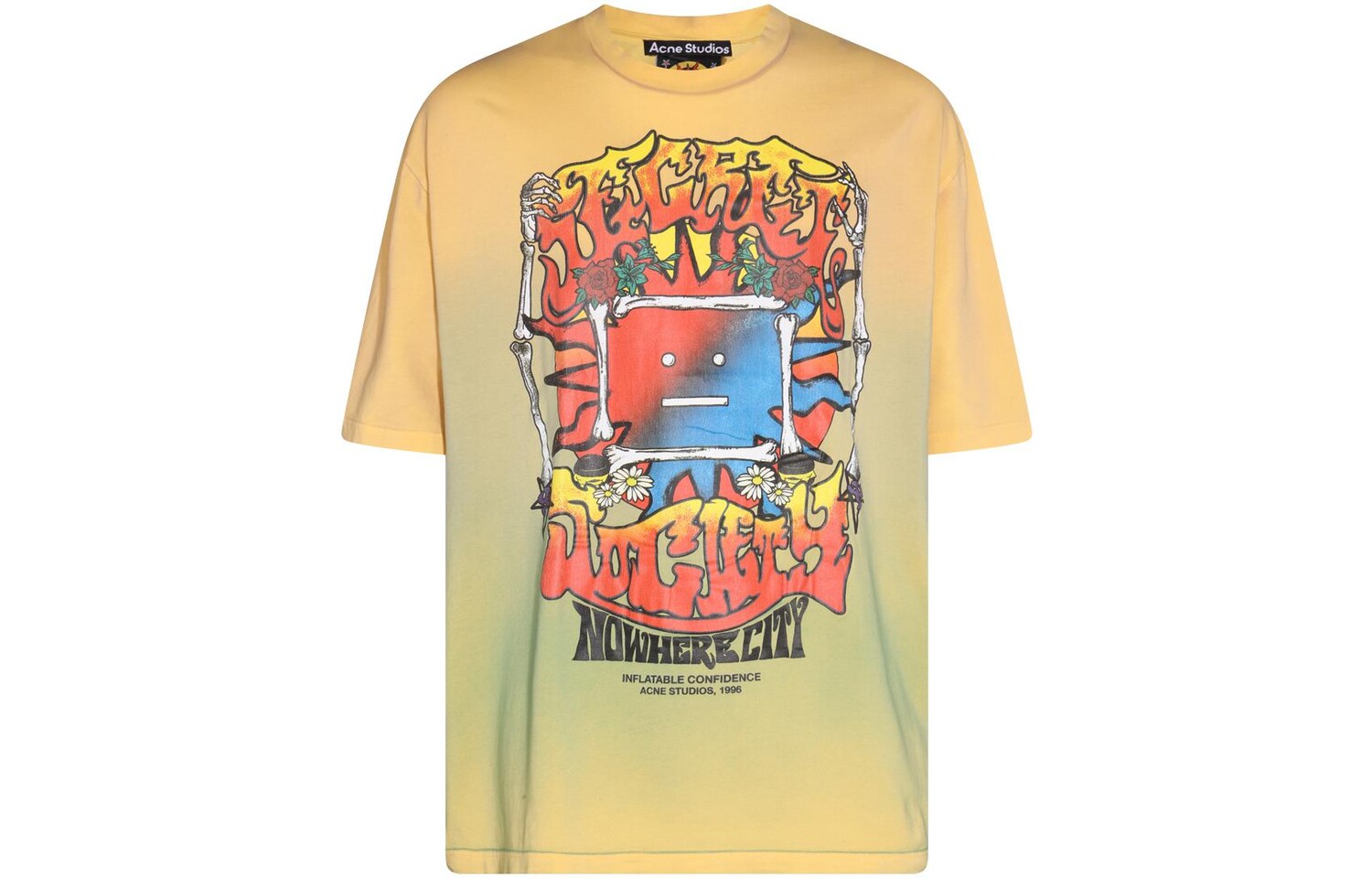 

Футболка унисекс многоцветная Acne Studios, цвет Multicolor