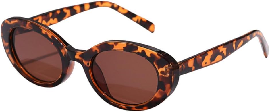 

Солнцезащитные очки в стиле ретро-винтаж овальной формы 2027 года для женщин и мужчин, рыболовные очки с черной оправой и линзами для вождения, защита от УФ-излучения UV400 MTZJH, Leopard