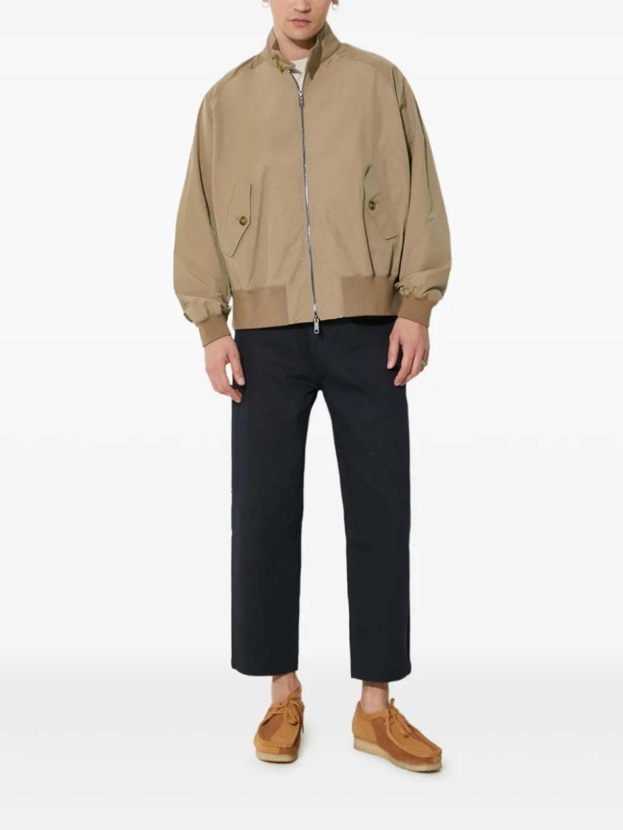 

Куртка Baracuta G9 Clicker с застежкой-молнией и карманом-клапаном спереди, нейтральный