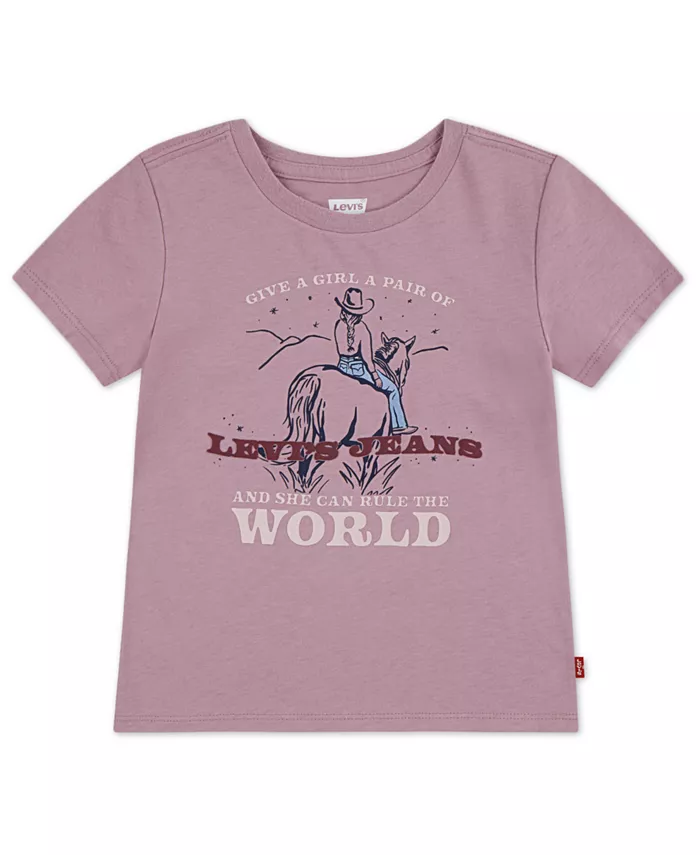 

Футболка «Маленькие девочки правят миром» Levi's